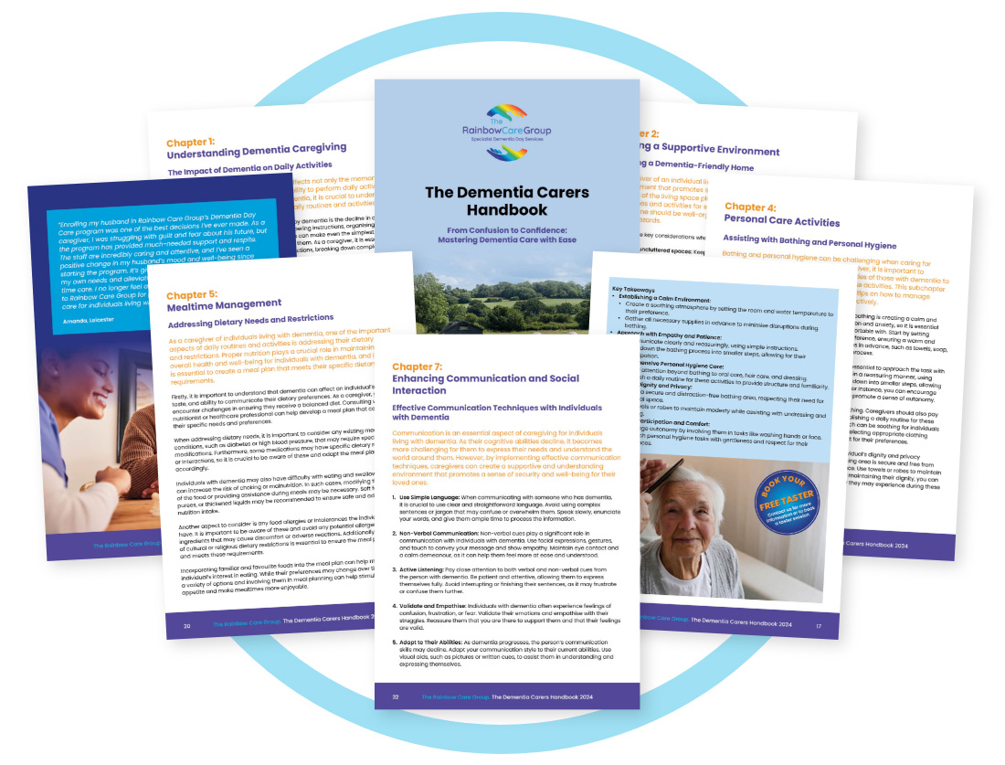 Caring For a Person with Dementia a Practical Guide | Rainbow Care Group